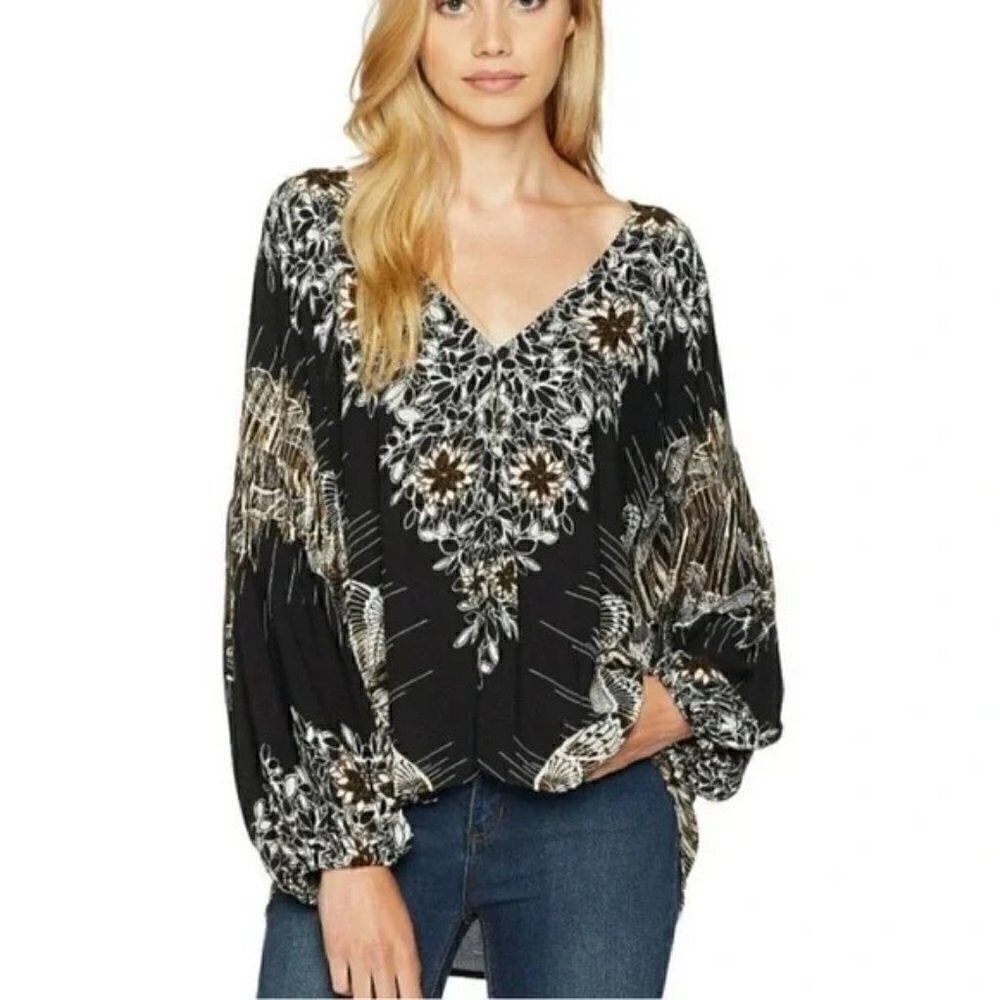 FREE PEOPLE Birds of a Feather Blouse - Size XS